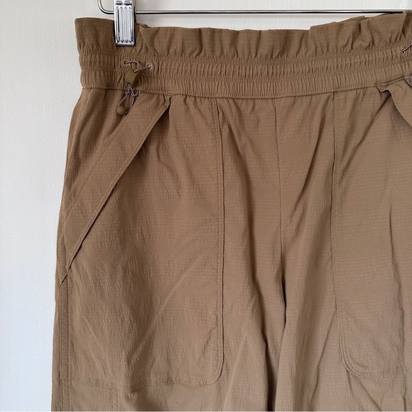 Athleta Trekkie High Rise Parachute Pant, Big Sur Brown, 4 Petite - Picture 3 of 11